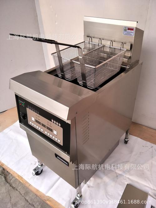 际航油炸锅商用工厂直销 单缸双筛带滤油电脑版，家用电炸锅全能解析